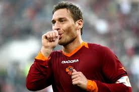 Italian Striker Francesco Totti ...
