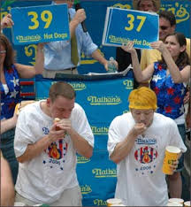 Chestnut, left, and Kobayashi