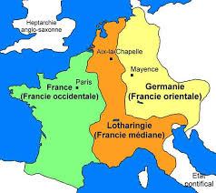 le partage de lempire carolingien