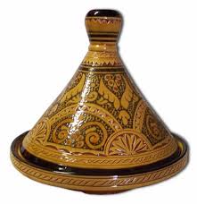 Serving tagine gold