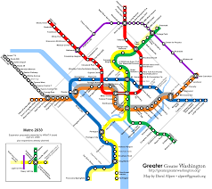 DC metro and pointing out 