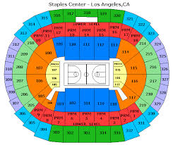 Staple Center Seating Chart.