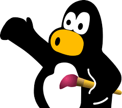 Tux paint logo Der Weg freier Software an die Schulen x2go skolelinux schule redmond radio podcast open source linuxtag linux lernen GPL GNU afrika africa 