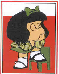 Mafalda pensando