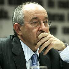 Miguel Angel Fernandez Ordoñez El gobernador del Banco de España.