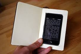 Here's the book after being glued, ...
