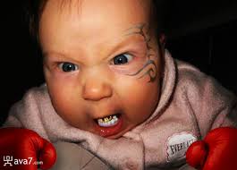 mike tyson baby. young baby with a 