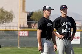 Bryce Harper, left, a freshman 