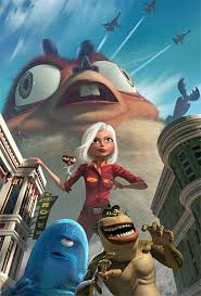 MONSTERS VS. ALIENS (2009) *** movie review by COOP