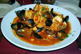 Cioppino consists of a combination