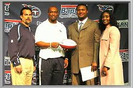 Steve McNair, pictured with head 