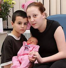 Alfie, Chantelle & Baby Alfie