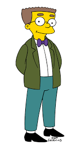 Waylon Smithers, Mr Burns assistant. Gay but still in the closet
