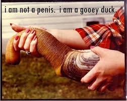  word pronounced gooey duck?