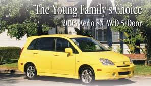 The bright yellow sprite-like Suzuki 