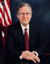 Senator Mitch McConnell, Republican minority leader