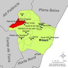 Aquí Mapa del camp de morvedre