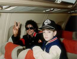 Jackson with 10-year-old fan